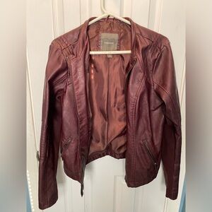 Maurices jacket maroon size large